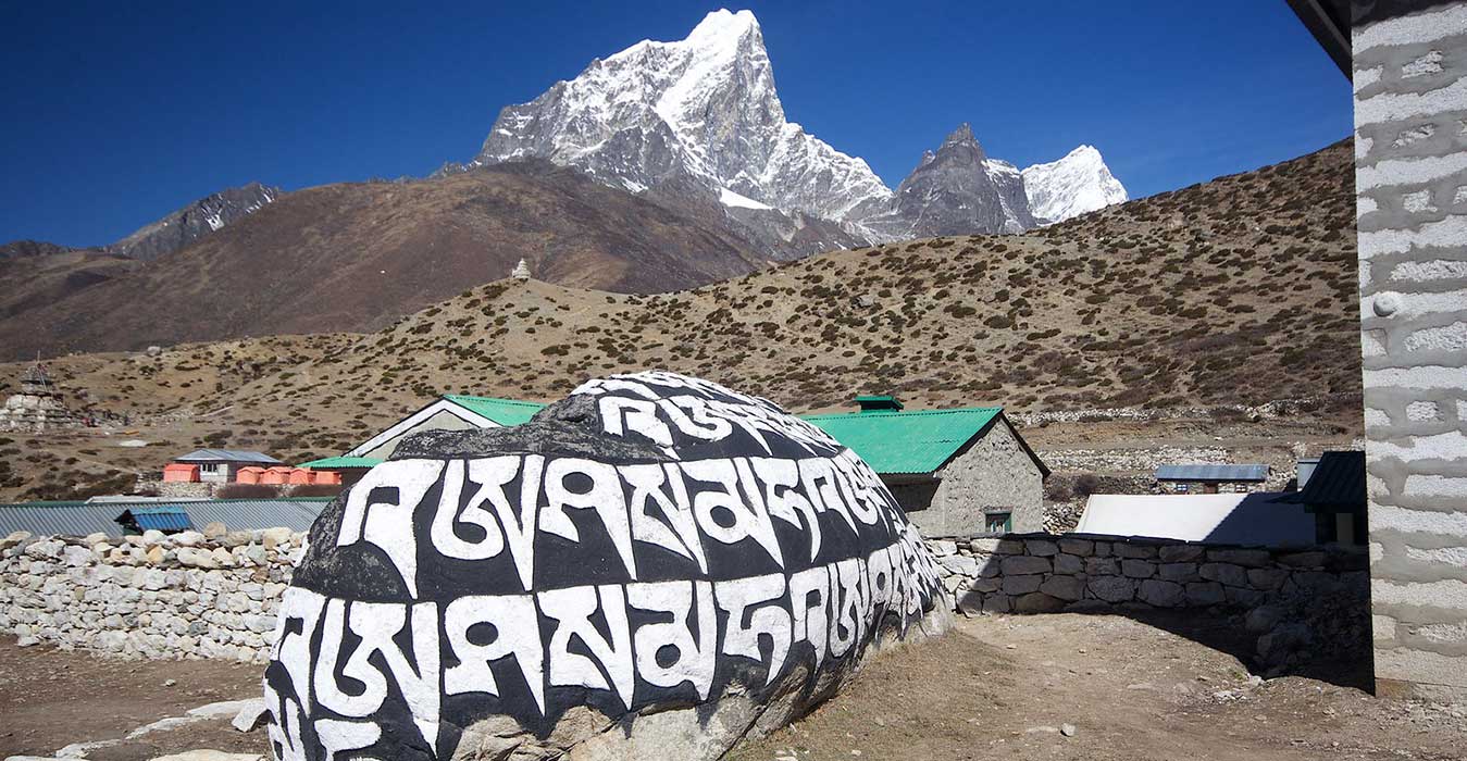 Prayer-stone-at-Dingboche