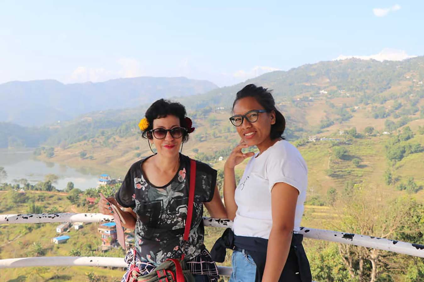female tour guide nepal