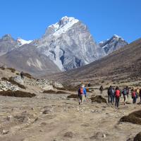 Trek from Dingboche to Lobuche