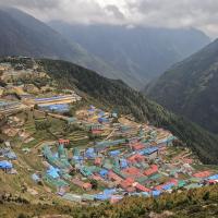 View of Namche Bazar